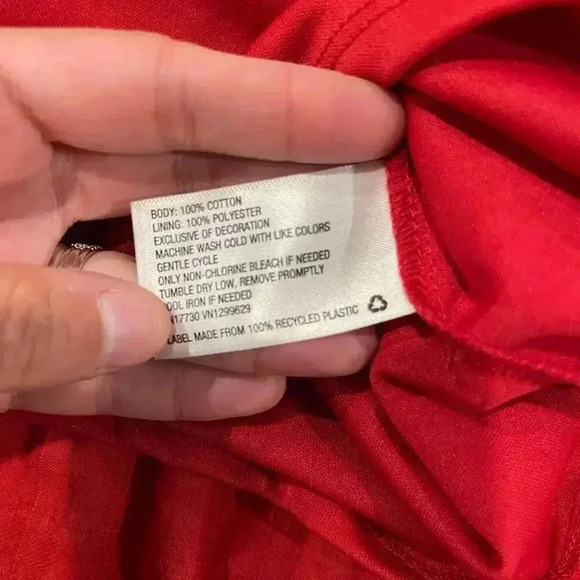 Knox Rose Red Tunic Top/Dress Embroidery Peasant Blouse Women’s XS Cottagecore - Picture 5 of 6